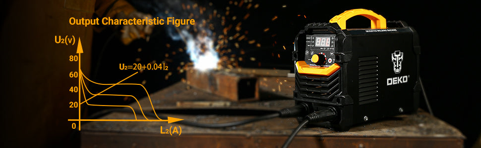 DEKO 160A ARC/Lift TIG 2-in-1 Welding Machine – Dual Voltage 110V/220V IGBT Inverter Welder