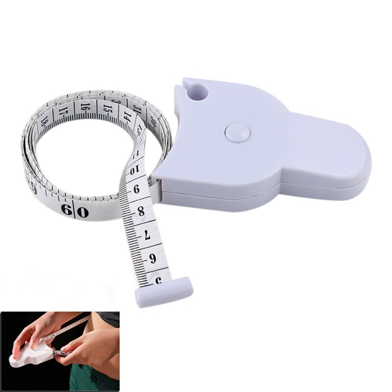 Automatic Body Measuring Tape – Self-Locking Retractable Tape for Waist, Body, Fitness Tracking & Tailoring