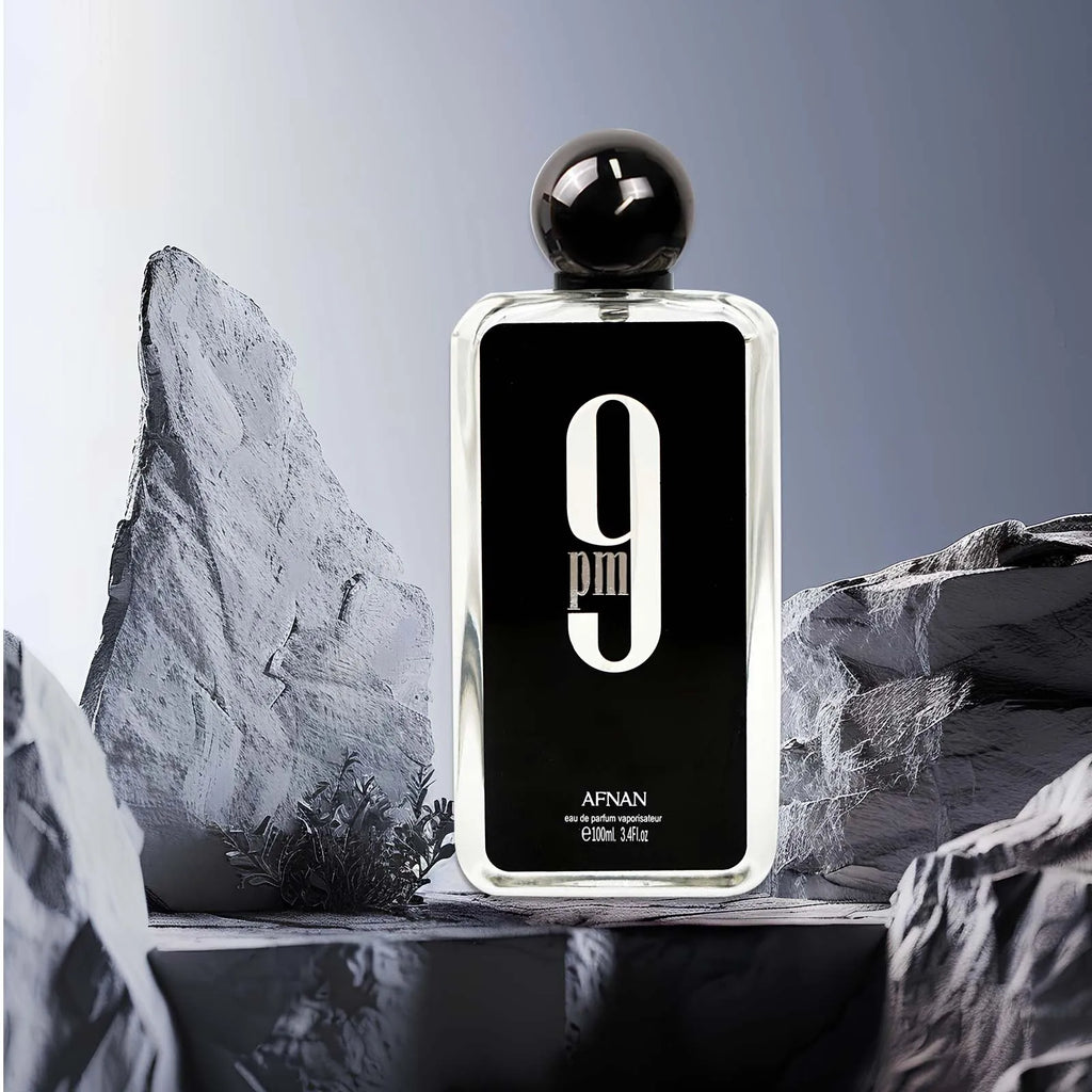Afnan 9PM Eau de Parfum – Warm Spicy Long-Lasting Fragrance for Men | Seductive Nighttime Scent Gift for Him (3.4 oz)