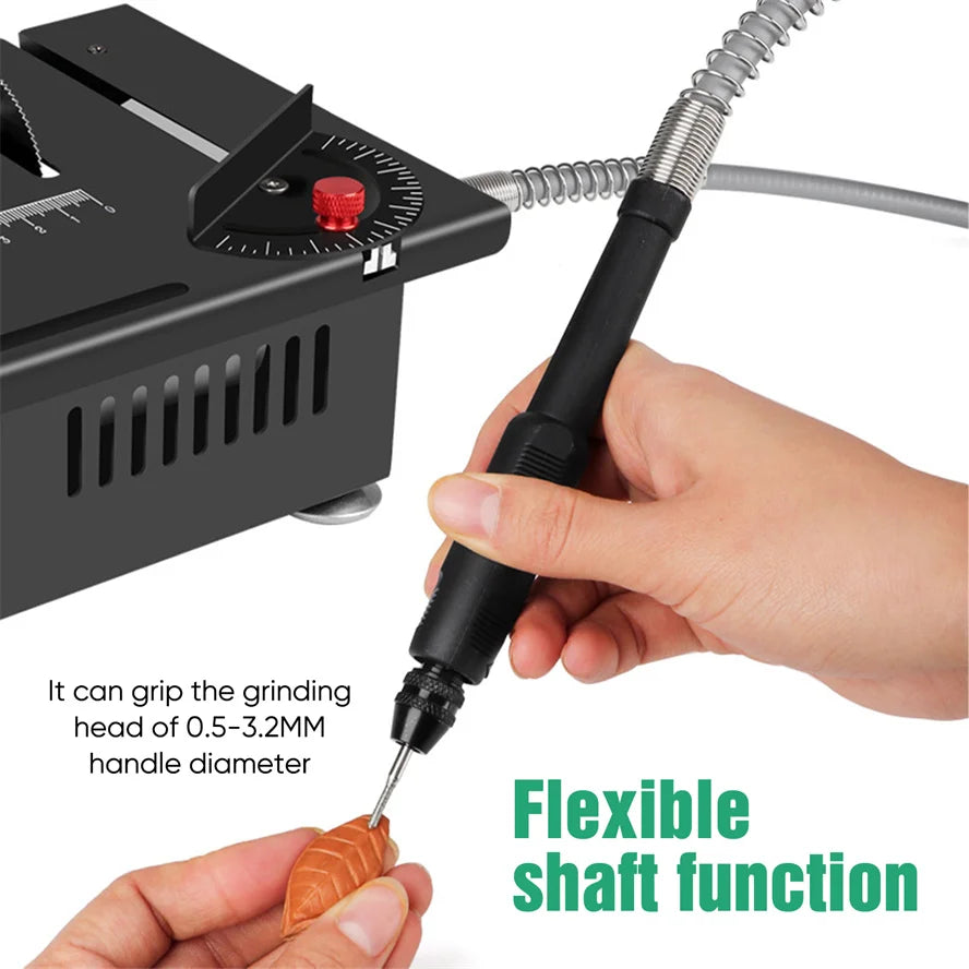 Precision Mini Table Saw 100W – Compact DIY Woodworking & Model Craft Cutting Machine with Adjustable Speed & Multi-Angle Blade