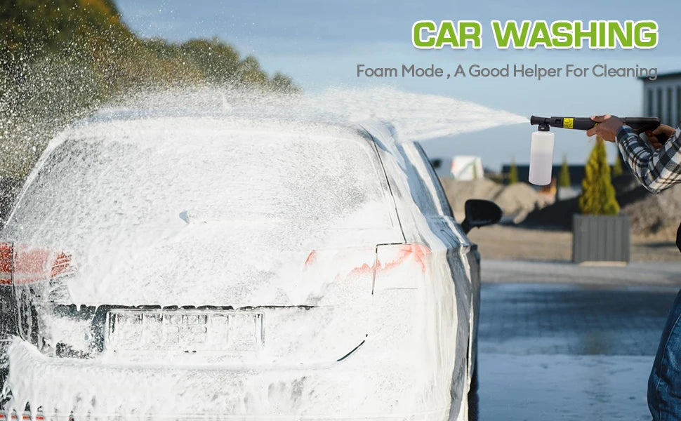 Electric Pressure Washer – 5000 PSI Max, 3.2 GPM | 1800W High-Power Cleaner with 25FT Hose – Yellow