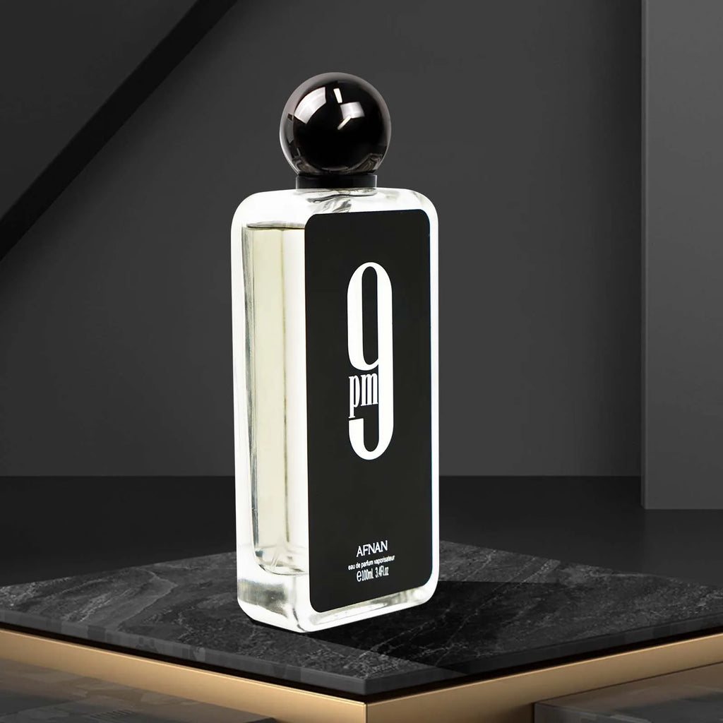 Afnan 9PM Eau de Parfum – Warm Spicy Long-Lasting Fragrance for Men | Seductive Nighttime Scent Gift for Him (3.4 oz)