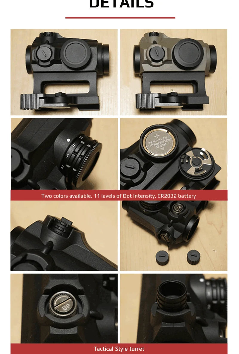 Vector Optics Maverick Gen3 1x22 Red Dot Scope – Waterproof, Quick-Detach AR Sight with 11 Brightness Levels