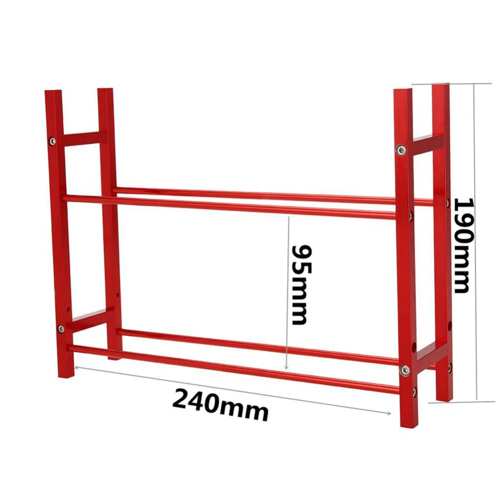 Red Tire Rack Storage Wheel Holder for 1/10 Scale RC Car Crawler Tires