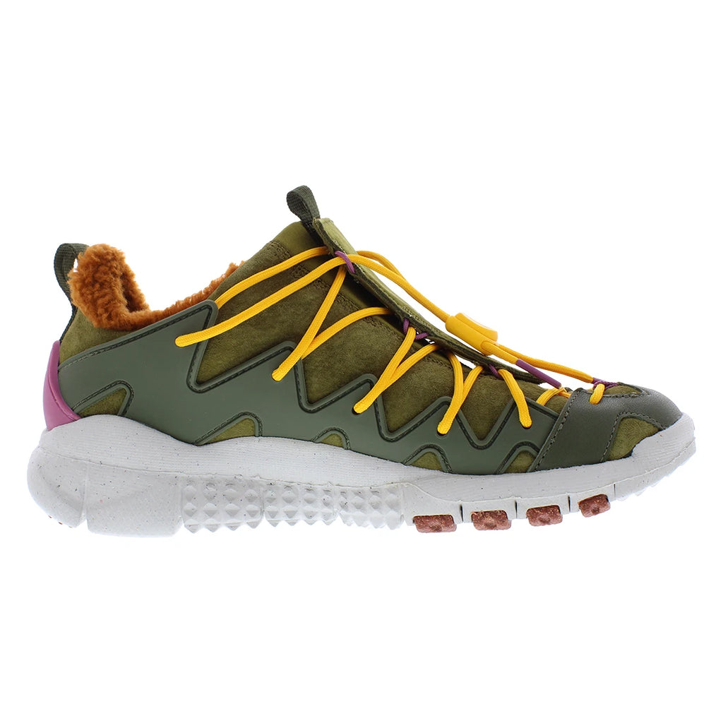 Free Crater N7 Unisex Running Shoes in Olive Flak/Habanero Red with Free Trail Boot