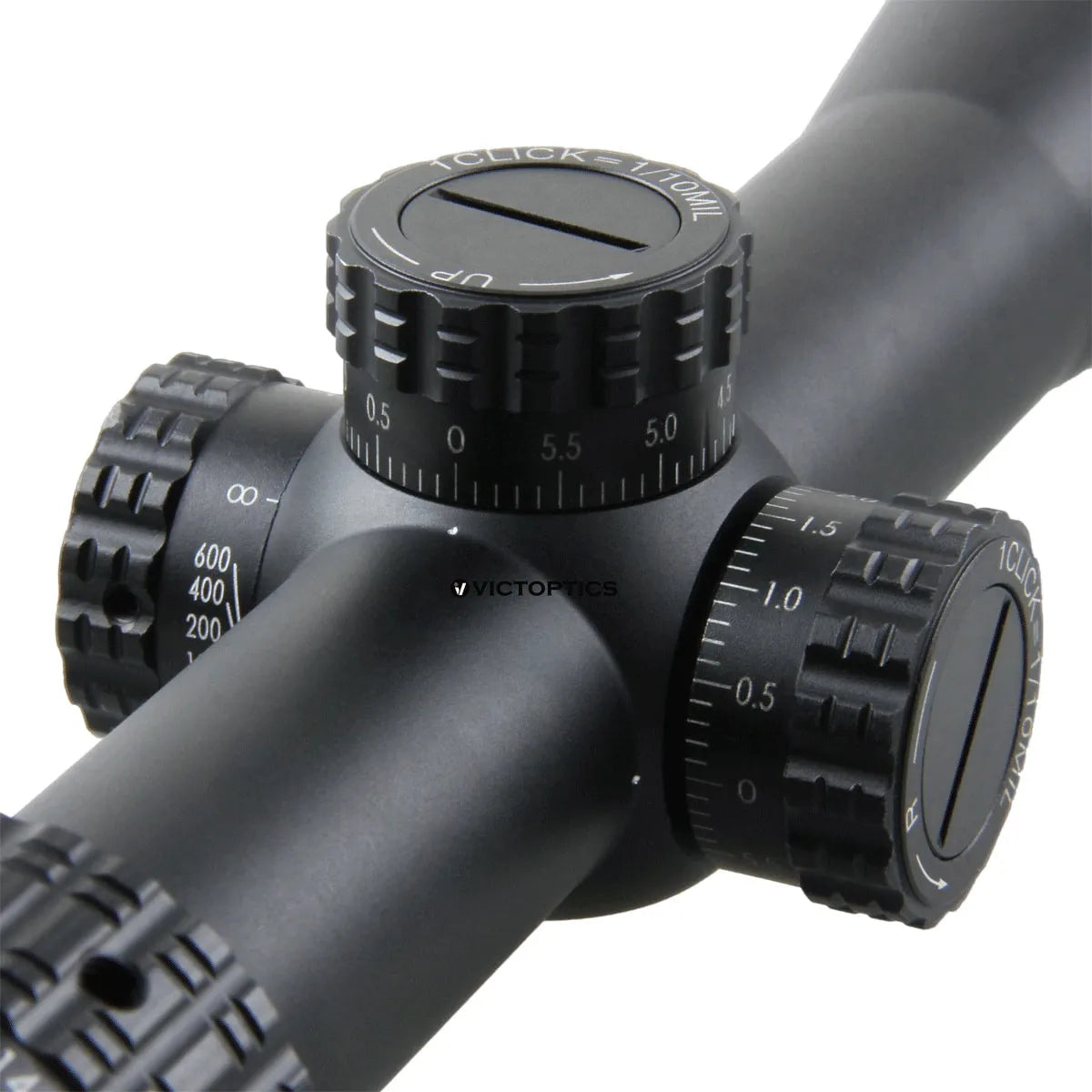 VictOptics S4 6-24×50 MDL Riflescope – 30mm Tube, 1/10 MIL Adjustments, Side Focus, FMC Optics – For Airsoft, Rimfire, .223 / 5.56 Sporting Rifles