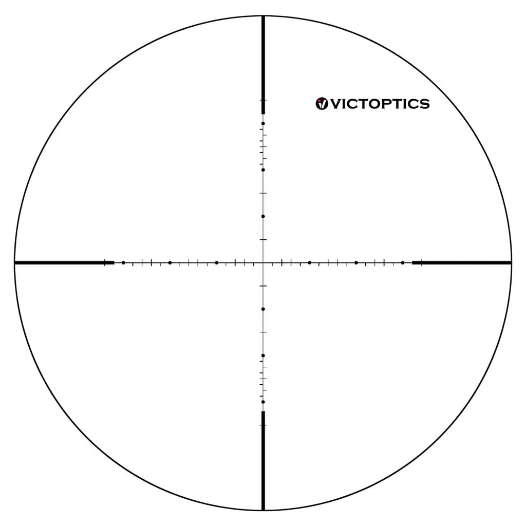 VictOptics S4 6-24×50 MDL Riflescope – 30mm Tube, 1/10 MIL Adjustments, Side Focus, FMC Optics – For Airsoft, Rimfire, .223 / 5.56 Sporting Rifles