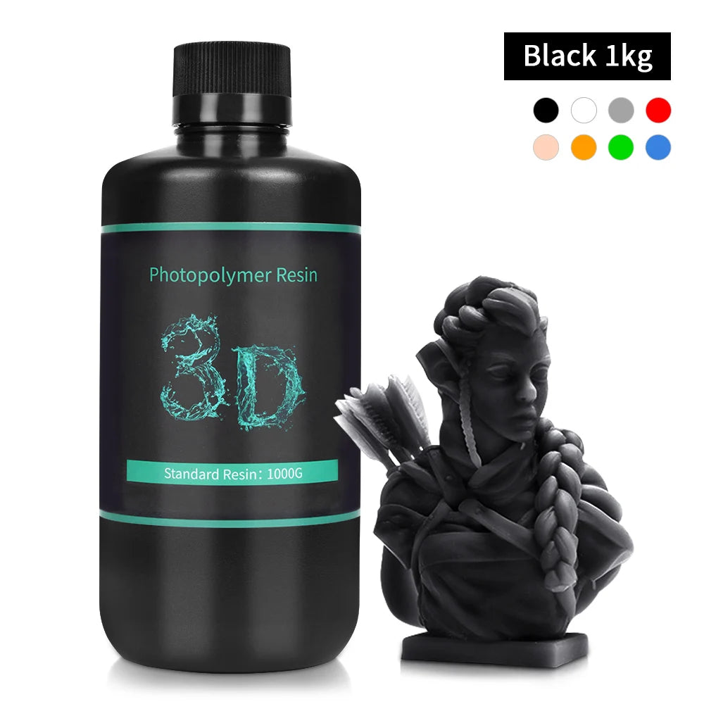 SUNLU 1kg Standard UV Resin for LCD 3D Printer – High-Precision Photopolymer Resin 405nm UV Curing, Easy to Use & Durable