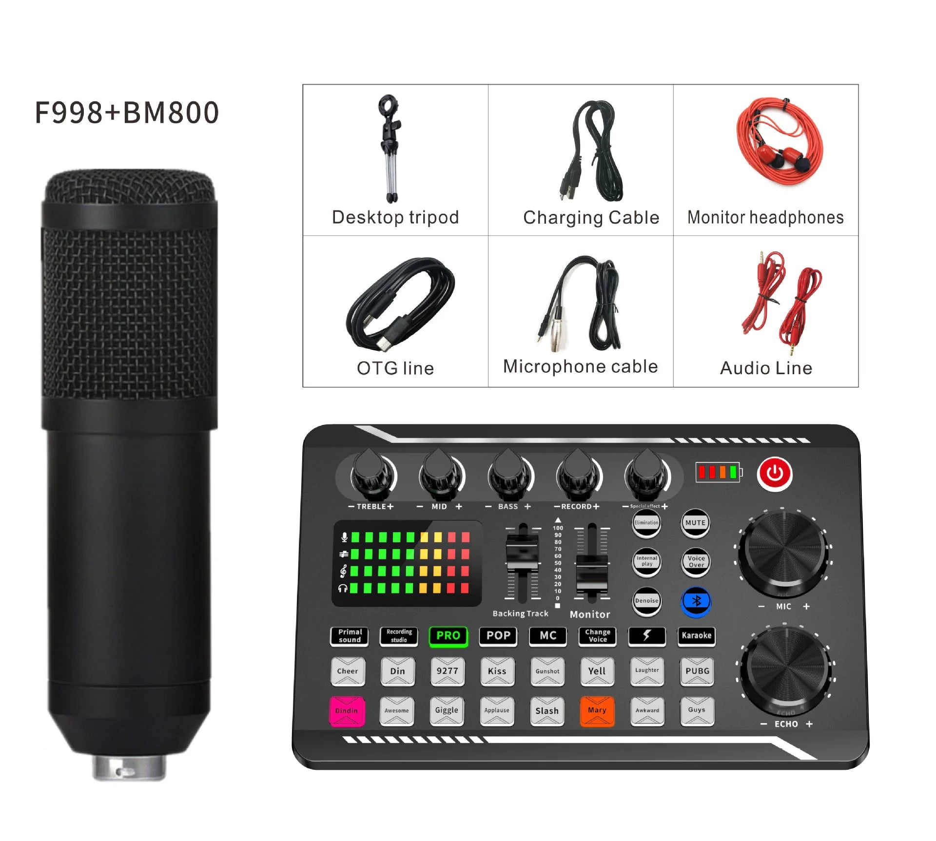 BM800 & F998 Live Broadcast Bundle