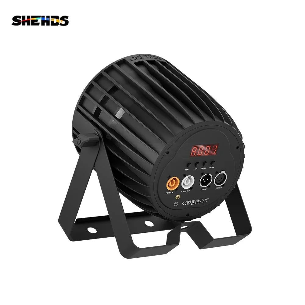 SHEHDS New Version LED 18x18W RGBWA UV 6in1 Par Light Big Aluminum Alloy High Power Even Color Mixing for DJ Bar Disco Wedding