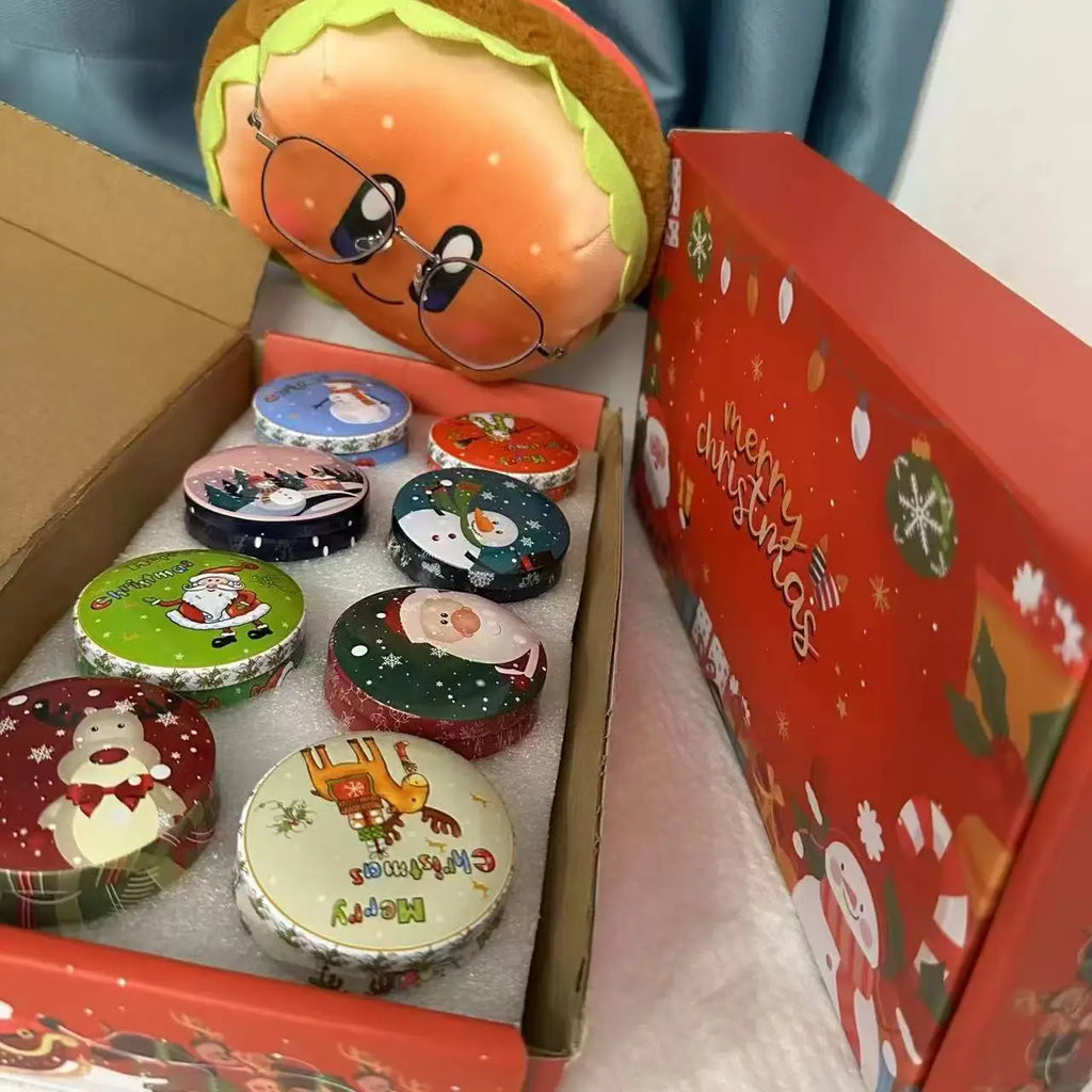 Christmas Aromatherapy Candles Rose Freesia Vanilla Scented Candle Smokeless Plant Wax Holiday Decor Perfect Festival Gifts