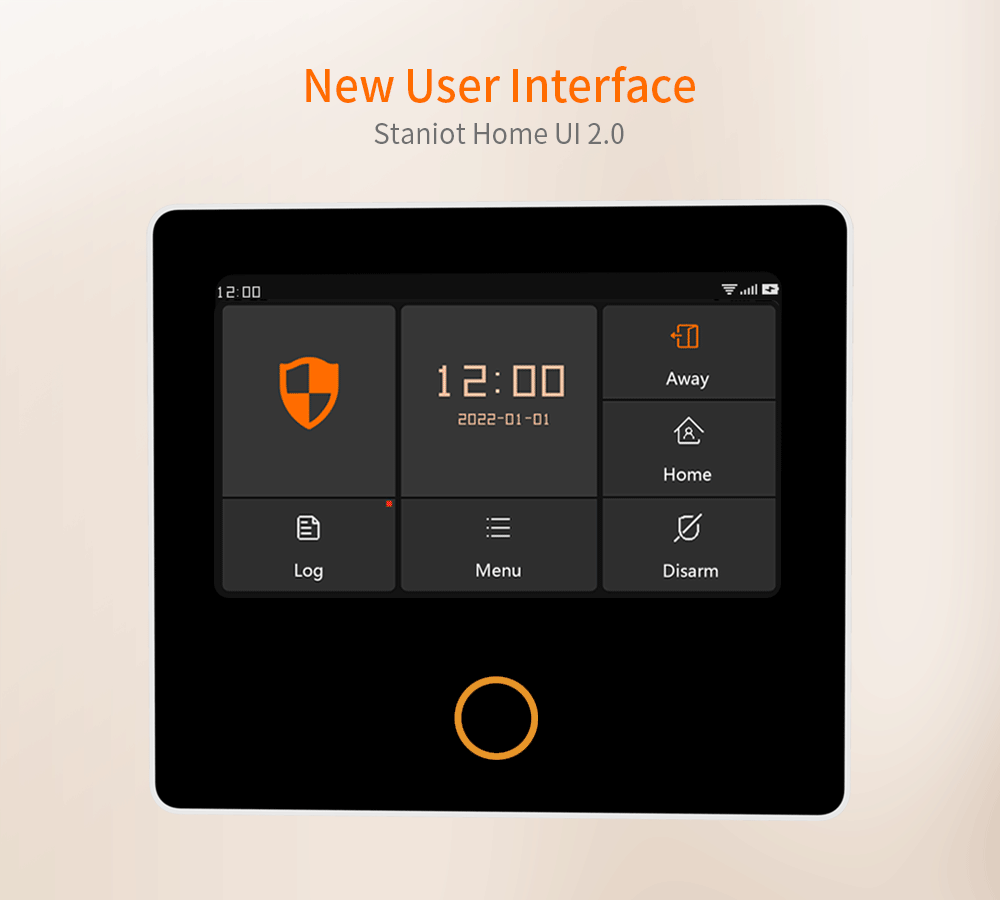 Staniot WiFi 4G Home Security System Wireless Security Protection Tuya Smart Home Alarm Sensors Built-in Siren Works with Alexa