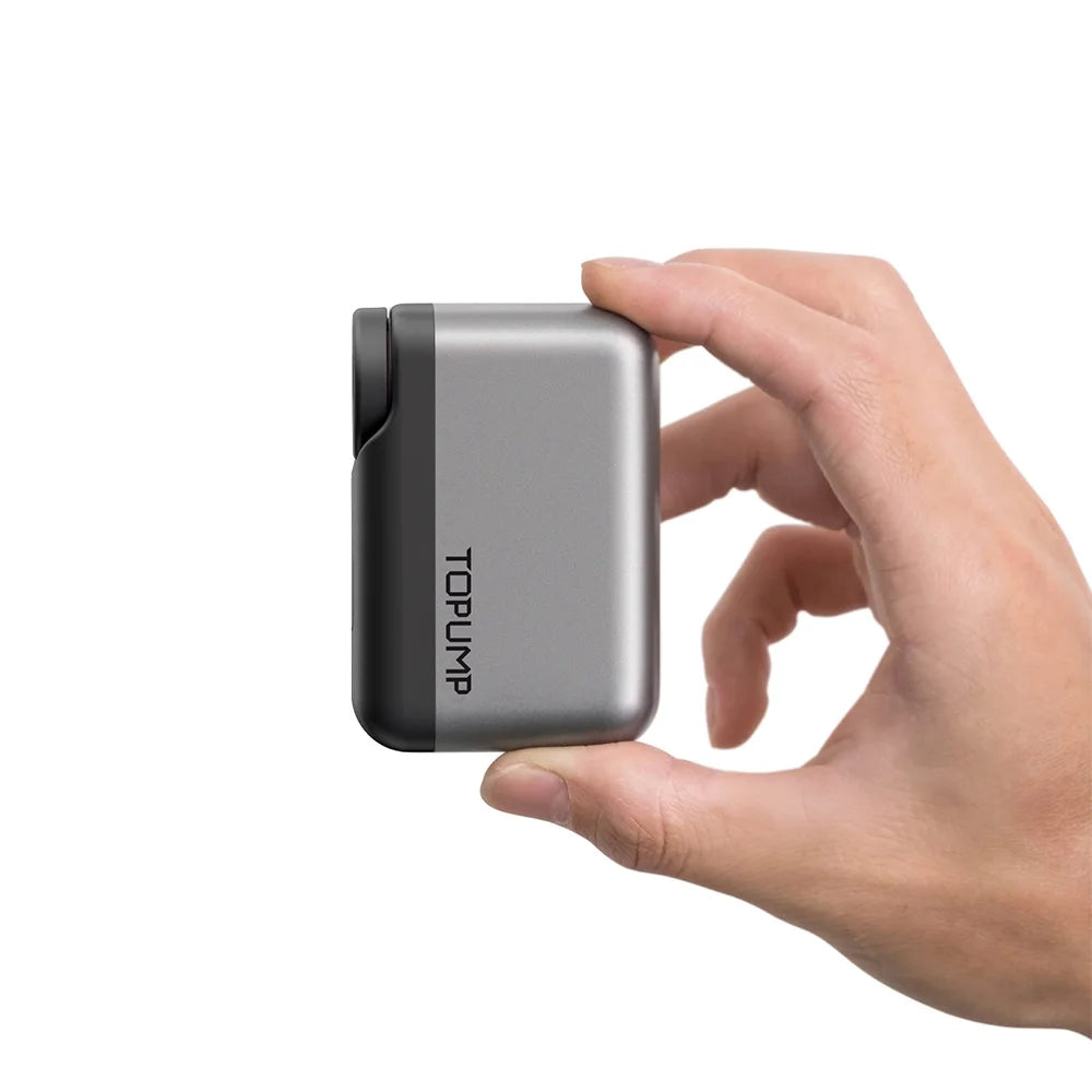 Ultra-Compact Portable Electric Bike Pump – 120PSI Mini Pump with Auto Shut-Off & Presta/Schrader Valve