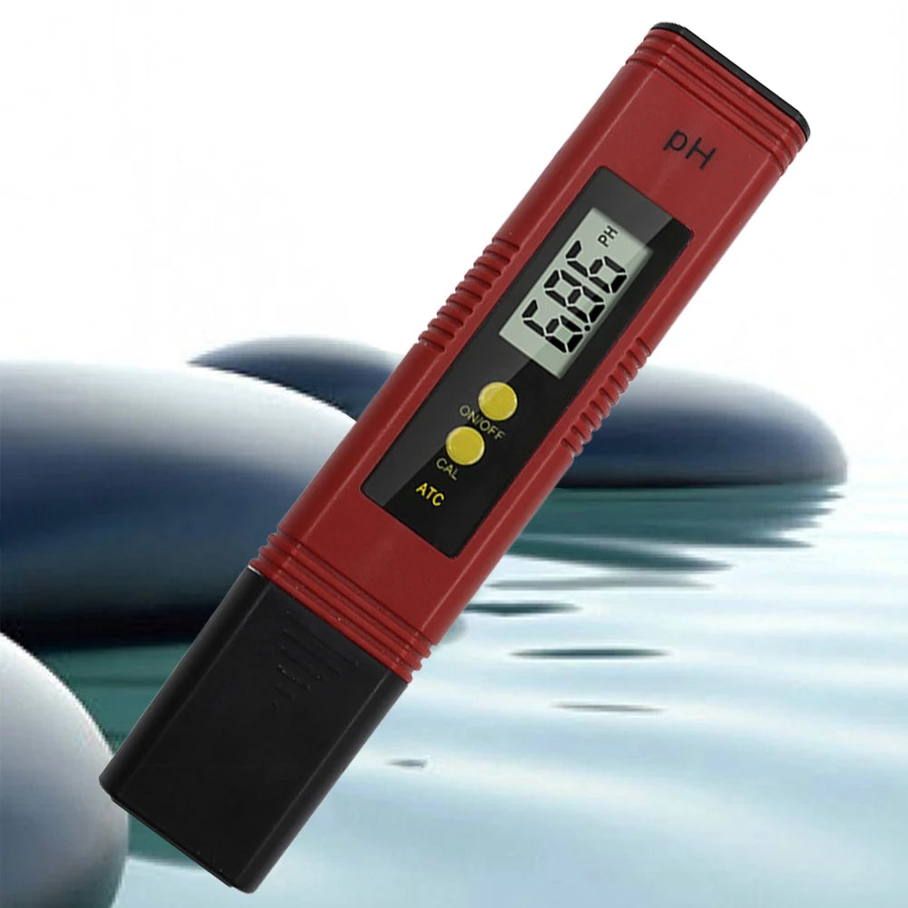 Digital pH Meter 0.01 High Accuracy Water Quality Tester Pen, 0–14 pH Measurement Range for Drinking Water, Aquarium, Swimming Pool & Hydroponics