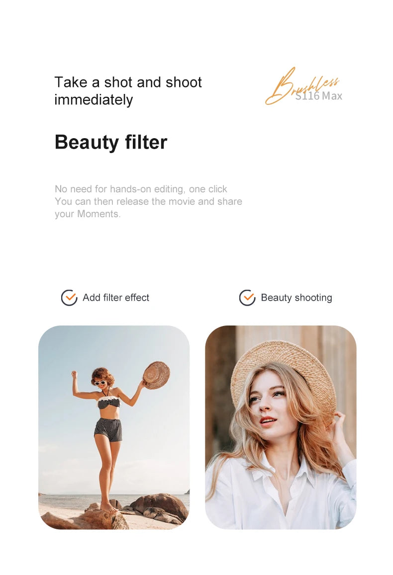 S116 MAX Professional 8K Dual-Camera Drone – Ultra-Smooth Flight, Obstacle Avoidance & Stunning Aerial Views