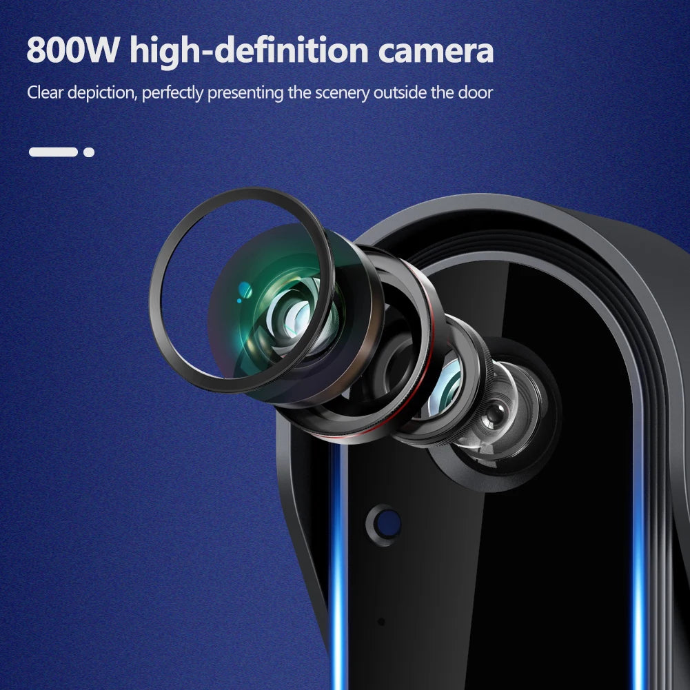 Tuya Smart WiFi Video Doorbell – 1080P HD Wireless Camera with Two-Way Audio, Motion Alerts & Long-Standby Battery