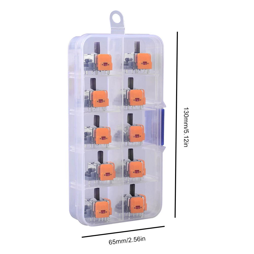 “10-Pack Hall Effect 3D Joystick Modules – High-Precision No-Drift Analog Thumb stick Repair Kit for PS4/PS5/Xbox/Switch Controllers”