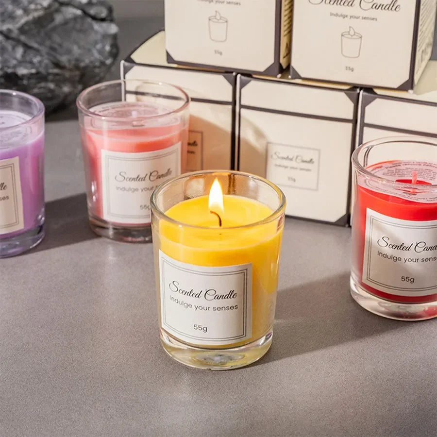 Candle Fragrance Atmosphere Companion Gift Hotel Clubhouse Smoke free Aromatherapy Candles