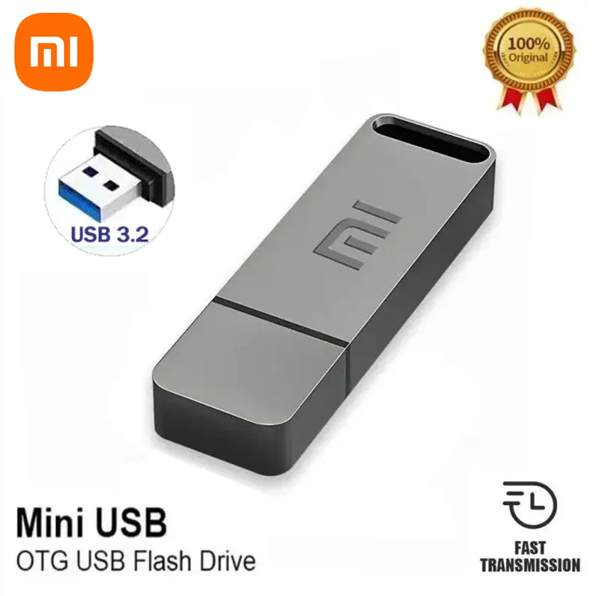 Xiaomi USB 3.2 Type-C Portable SSD - Waterproof Metal Flash Drive (1TB–16TB)