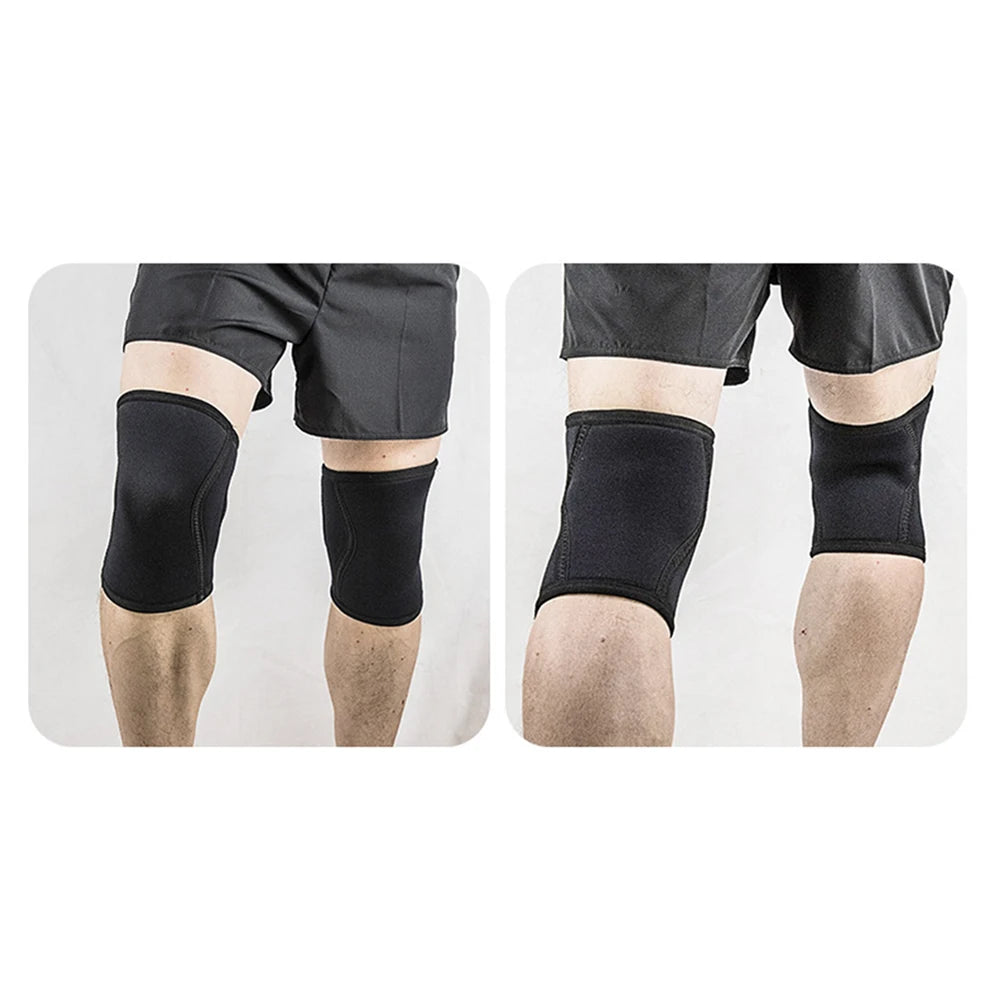7mm Neoprene Knee Brace Compression Sleeve – Thickened Non-Slip Knee Support for Meniscus Tear, Running, Weightlifting & Workout