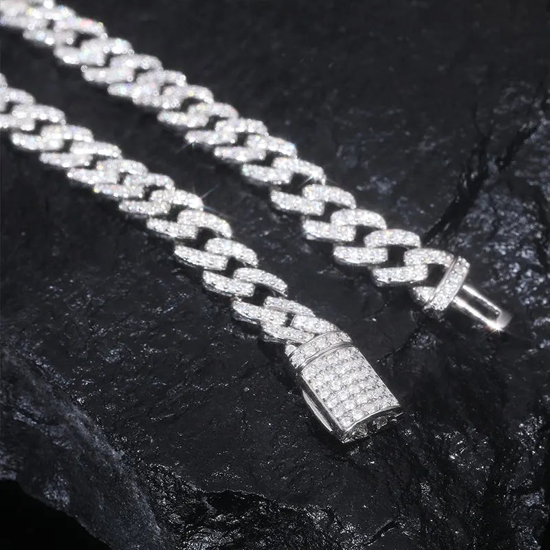 6mm 925 Silver Cuban Chain Necklace – Unisex Hip Hop Jewelry