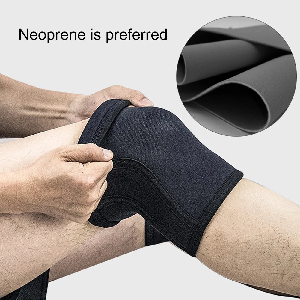 7mm Neoprene Knee Brace Compression Sleeve – Thickened Non-Slip Knee Support for Meniscus Tear, Running, Weightlifting & Workout