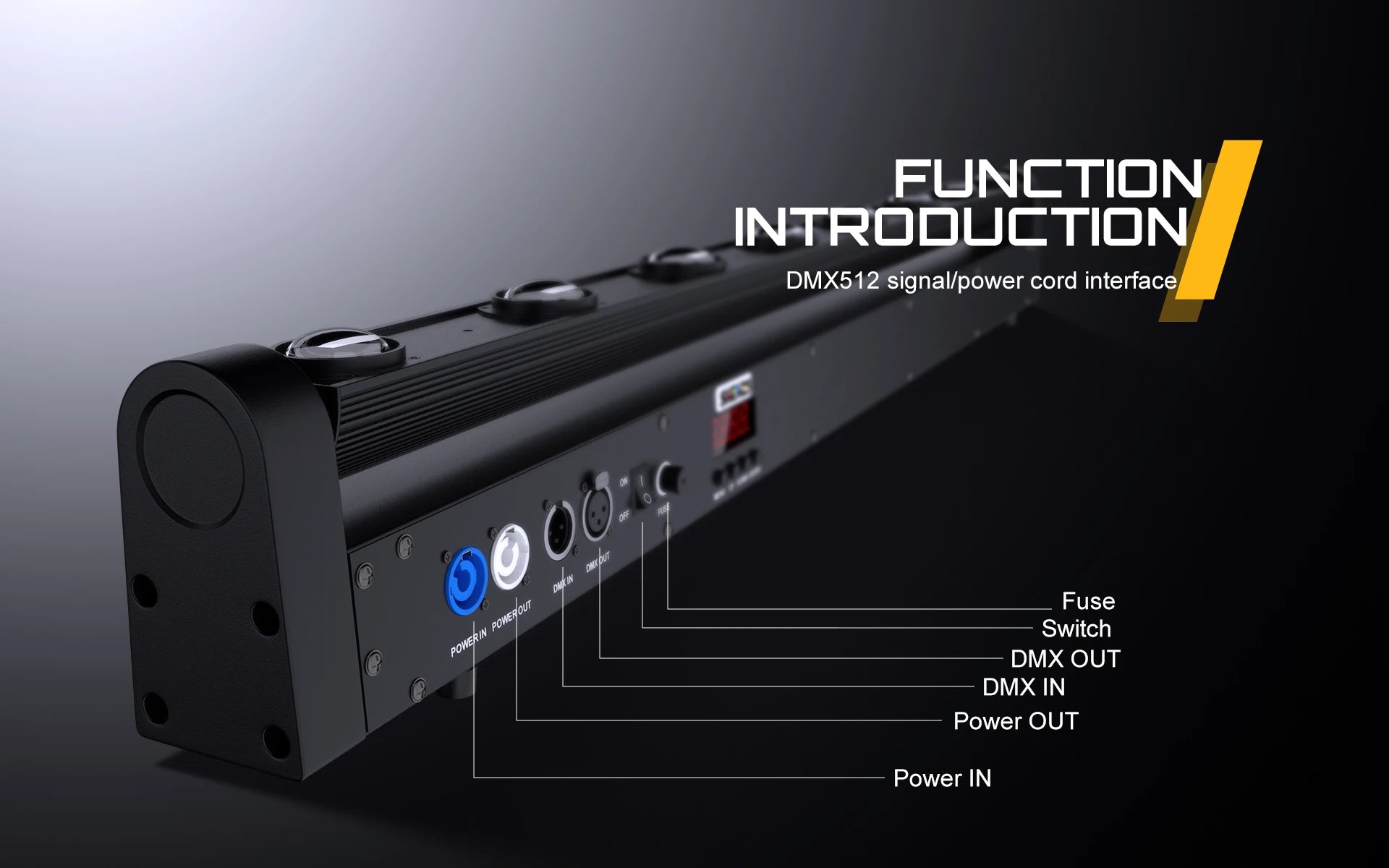 SHEHDS 8x12W RGBW LED Beam Moving Head Light – Professional DJ & Wedding Stage Lighting