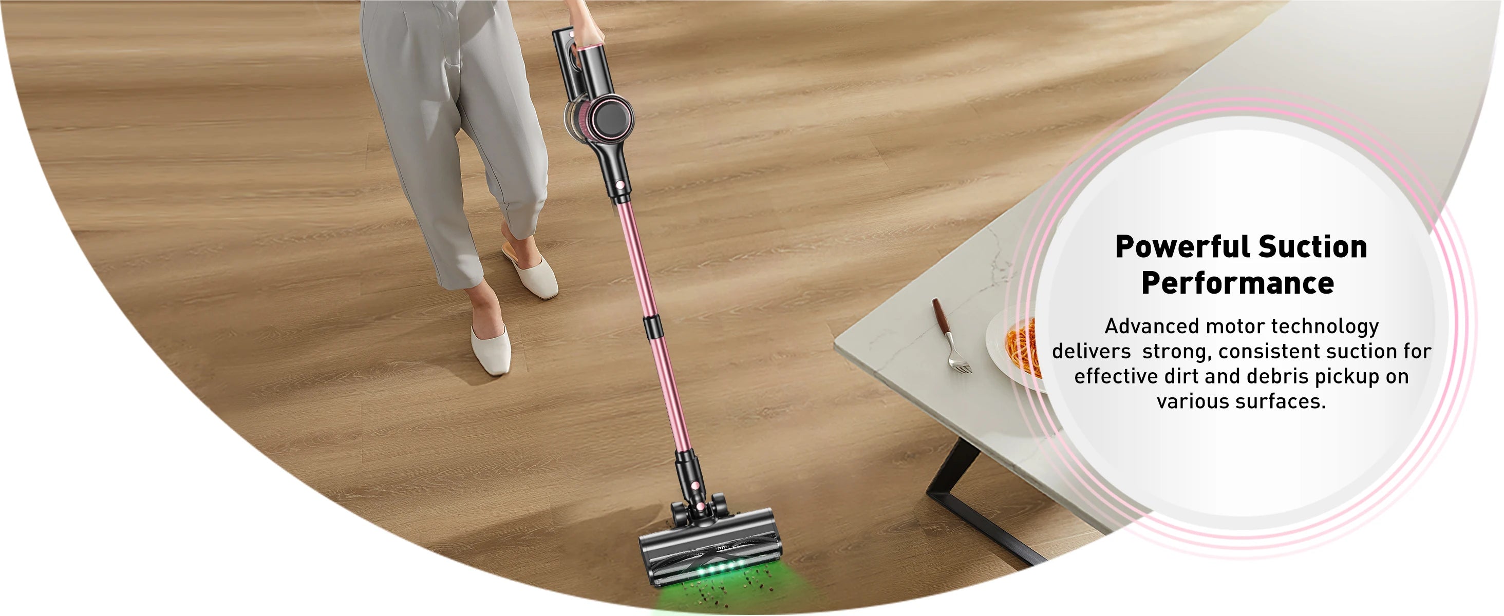 ✨ SuXiangVac 10-in-1 Cordless Vacuum Cleaner – 40Kpa, 500W, 45-Min Runtime, LED Display, Green Light Detection, HEPA Filtration – Perfect for Pets, Hard Floors & Carpets