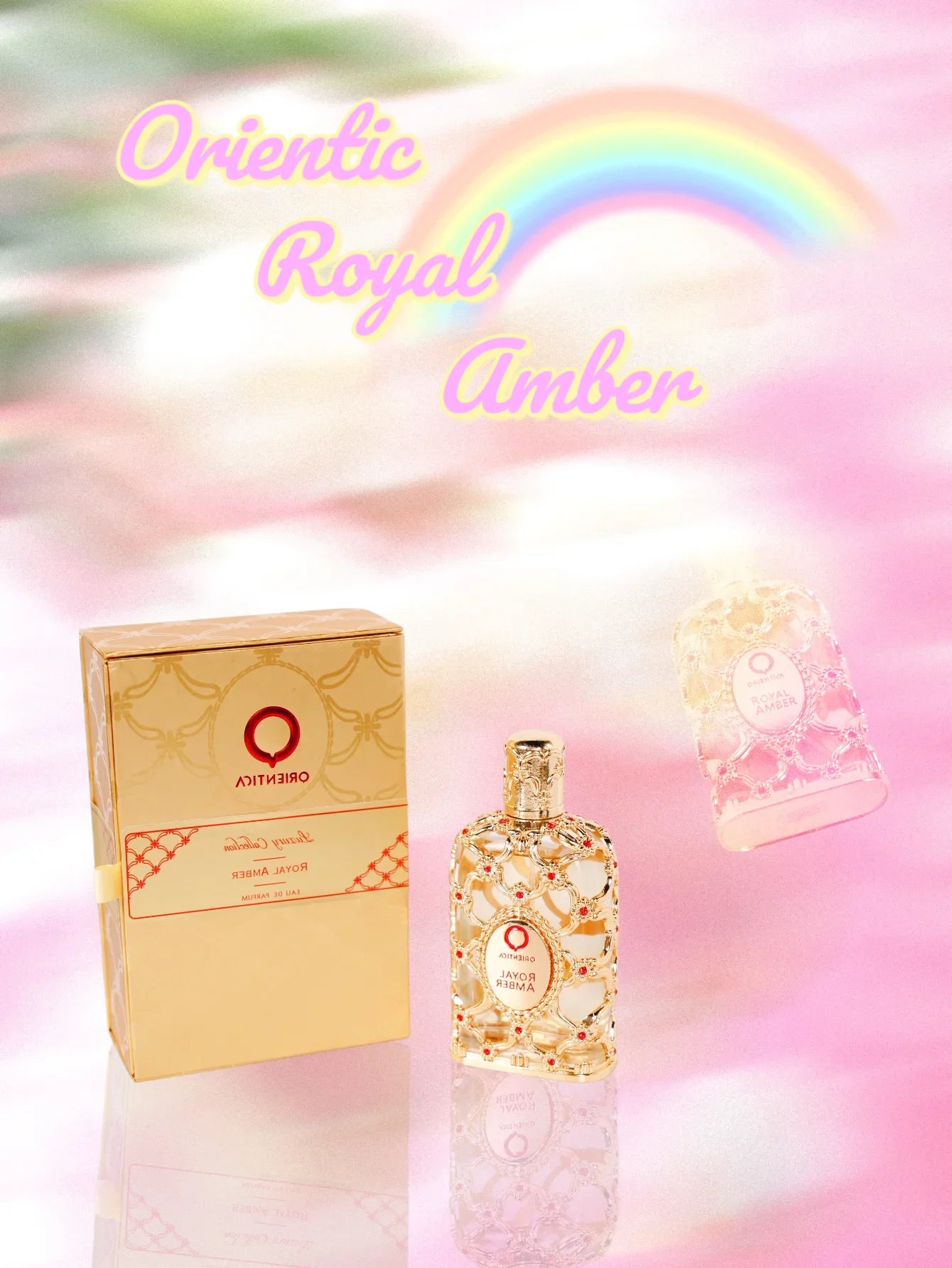 Orientica Royal Amber Rouge Oud Saffron Unisex Eau De Parfum – Long-Lasting Woody Rose Cologne