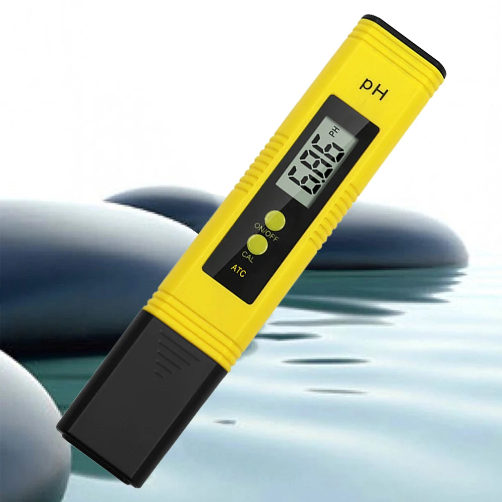 Digital pH Meter 0.01 High Accuracy Water Quality Tester Pen, 0–14 pH Measurement Range for Drinking Water, Aquarium, Swimming Pool & Hydroponics