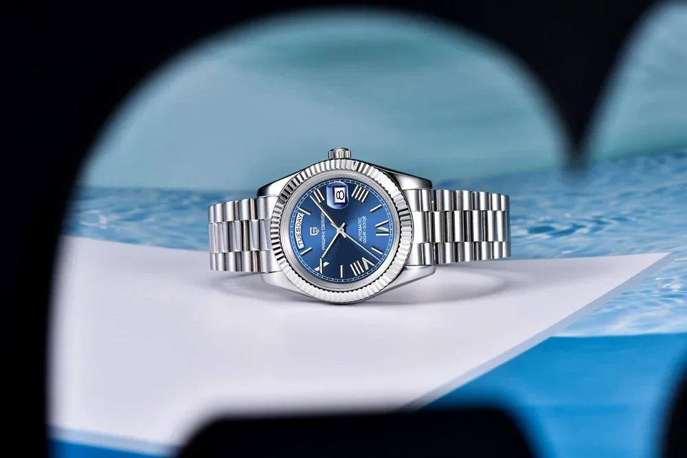 2025 PAGANI DESIGN DD40 Rose Gold Men’s Automatic Mechanical Watch – Luxury Sapphire Crystal Timepiece