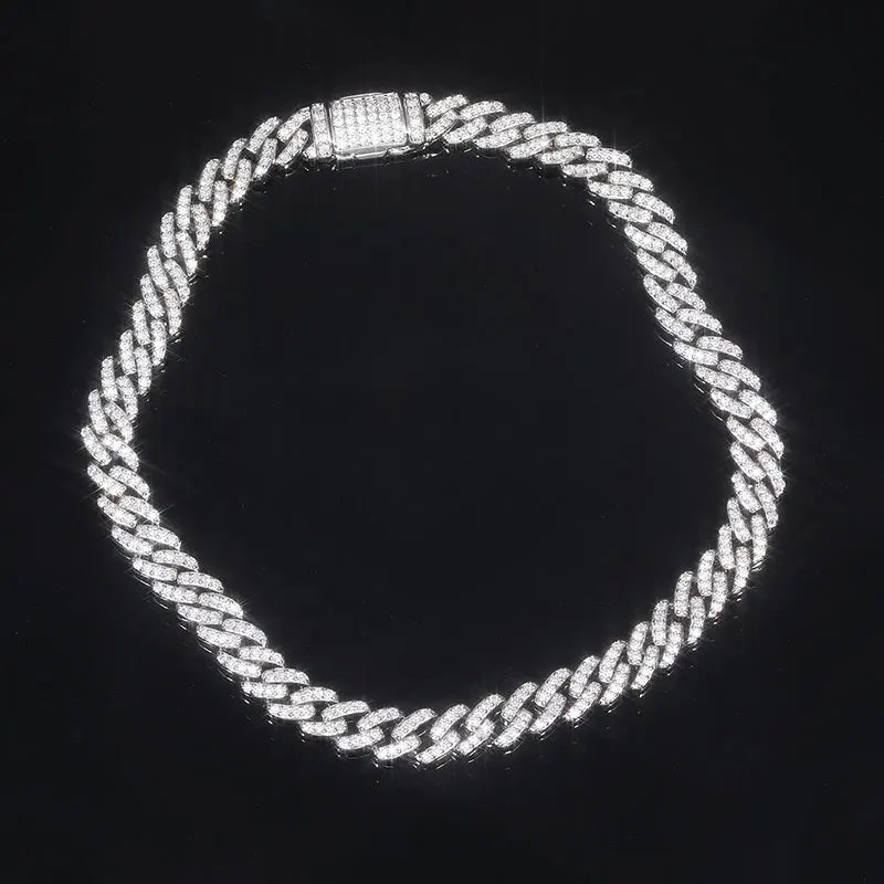 6mm 925 Silver Cuban Chain Necklace – Unisex Hip Hop Jewelry