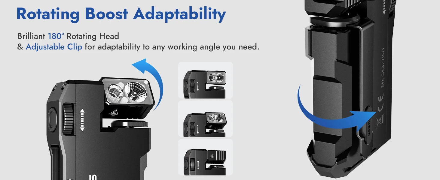 ✨ WUBEN G5 Mini Rechargeable EDC Flashlight – Pocket-Size Power with 400 Lumens + RGB Light