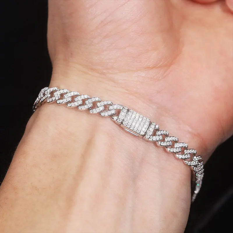 6mm 925 Silver Cuban Chain Necklace – Unisex Hip Hop Jewelry