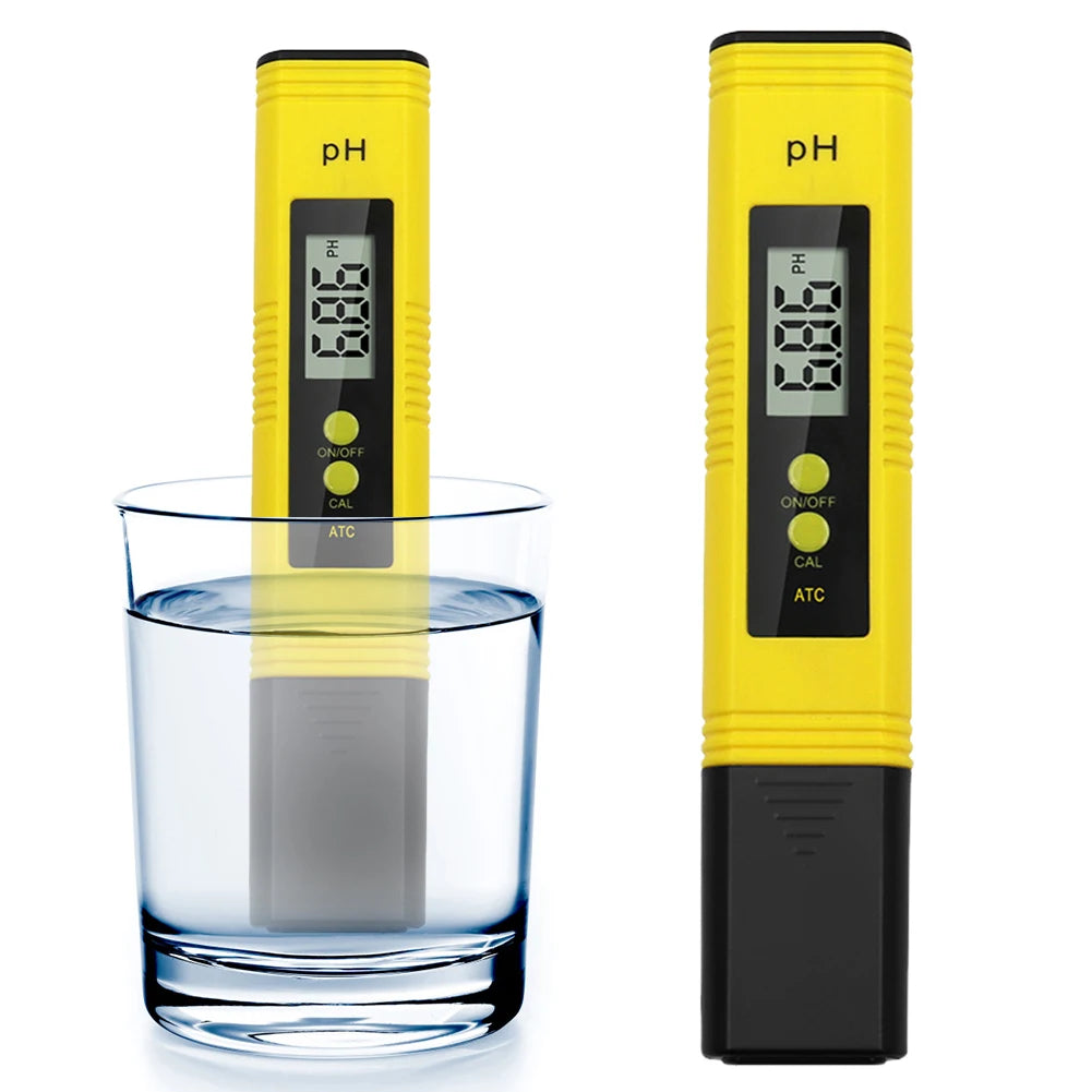 Digital pH Meter 0.01 High Accuracy Water Quality Tester Pen, 0–14 pH Measurement Range for Drinking Water, Aquarium, Swimming Pool & Hydroponics