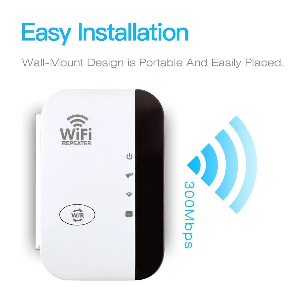 FENVI 300Mbps Wireless WiFi Repeater & Extender | 802.11N WiFi Booster for Improved Signal Range