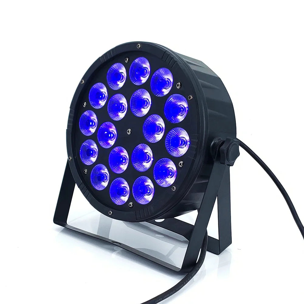 18X18W RGBWA/UV LED PAR Light/ disco light dmx512 control LED wash light stage professional dj equipment 100% new