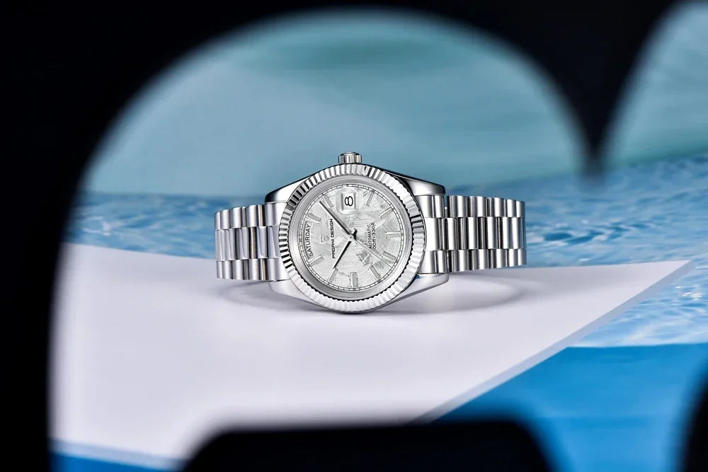 2025 PAGANI DESIGN DD40 Rose Gold Men’s Automatic Mechanical Watch – Luxury Sapphire Crystal Timepiece