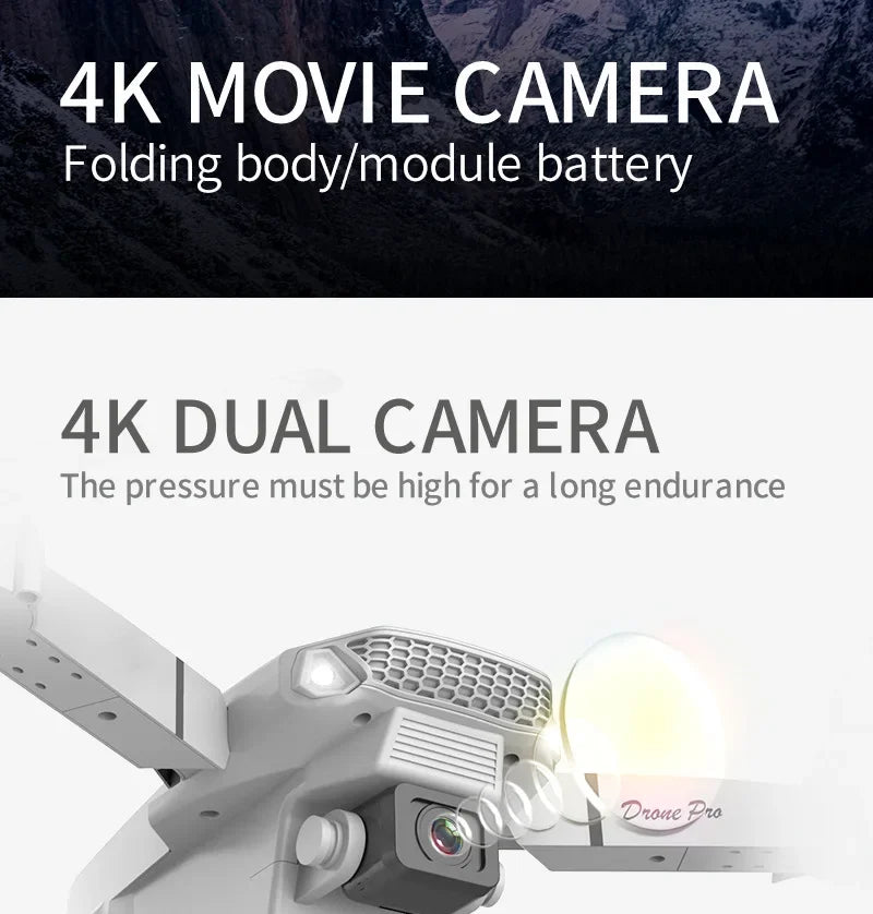 ✨ 2025 E88 Pro Foldable 4K FPV Drone – Wide-Angle HD Dual Camera, Altitude Hold & Beginner-Friendly Aerial Fun ✨
