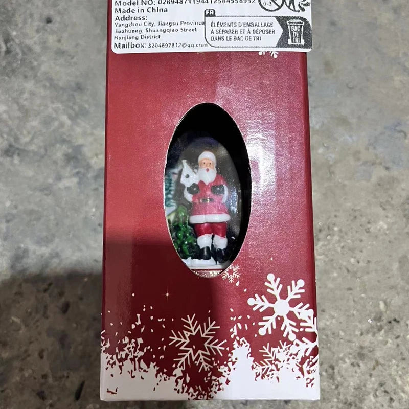 2025 Christmas Phone Booth Lights Santa Claus Snowman Gifts Window Scene Ornament Christmas Party Decortion Xmas Party Home 2025