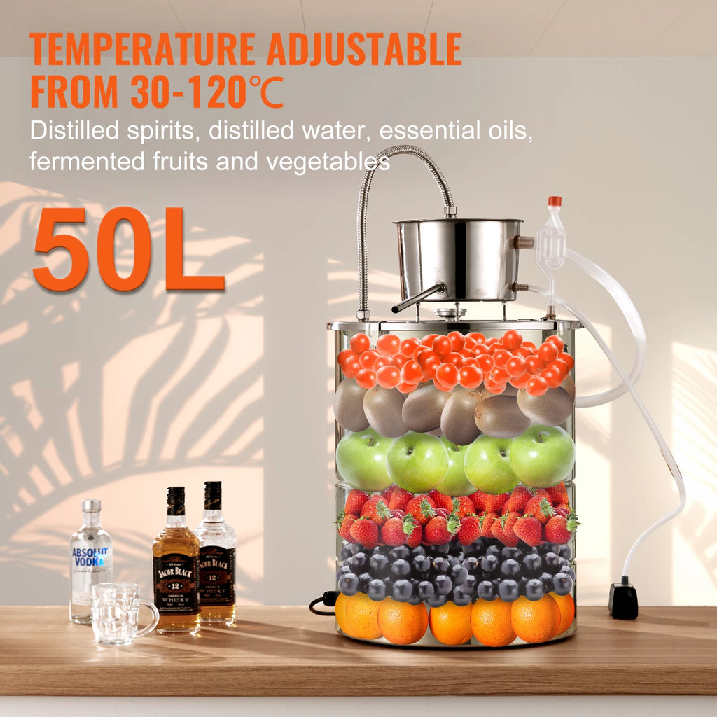 Home Luxury Distillation Kit for Whiskey, Brandy, Essential Oils & More