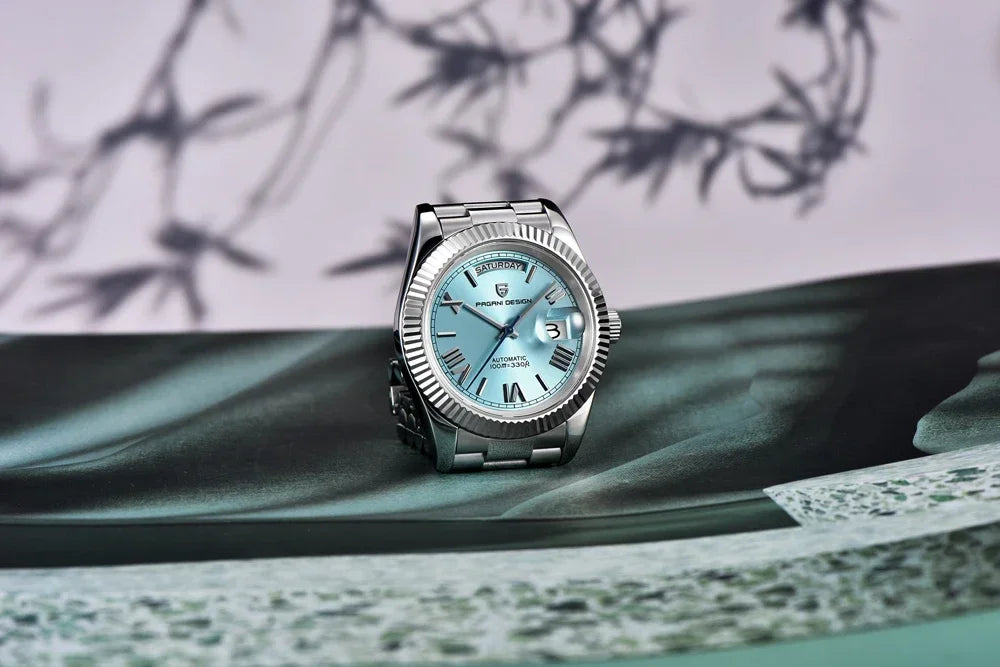 2025 PAGANI DESIGN DD40 Rose Gold Men’s Automatic Mechanical Watch – Luxury Sapphire Crystal Timepiece