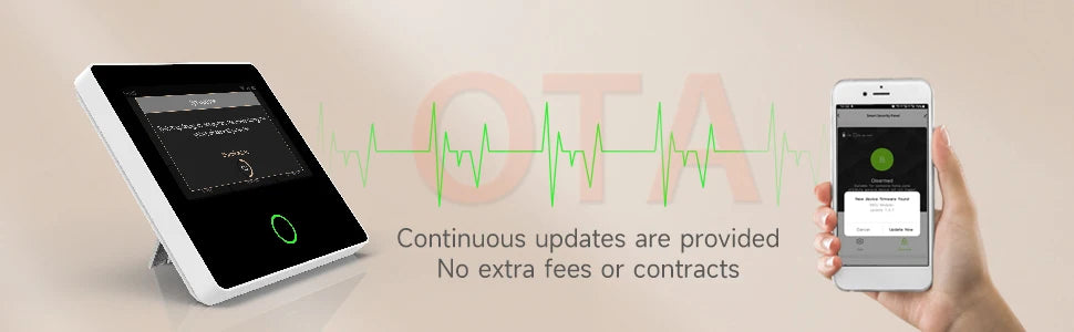 Staniot WiFi 4G Home Security System Wireless Security Protection Tuya Smart Home Alarm Sensors Built-in Siren Works with Alexa