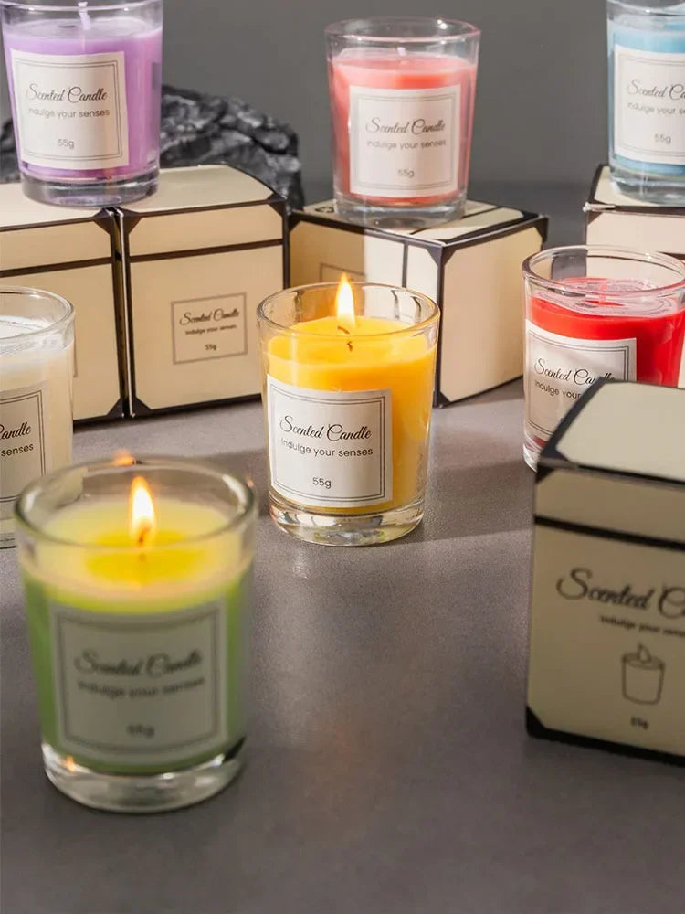 Candle Fragrance Atmosphere Companion Gift Hotel Clubhouse Smoke free Aromatherapy Candles