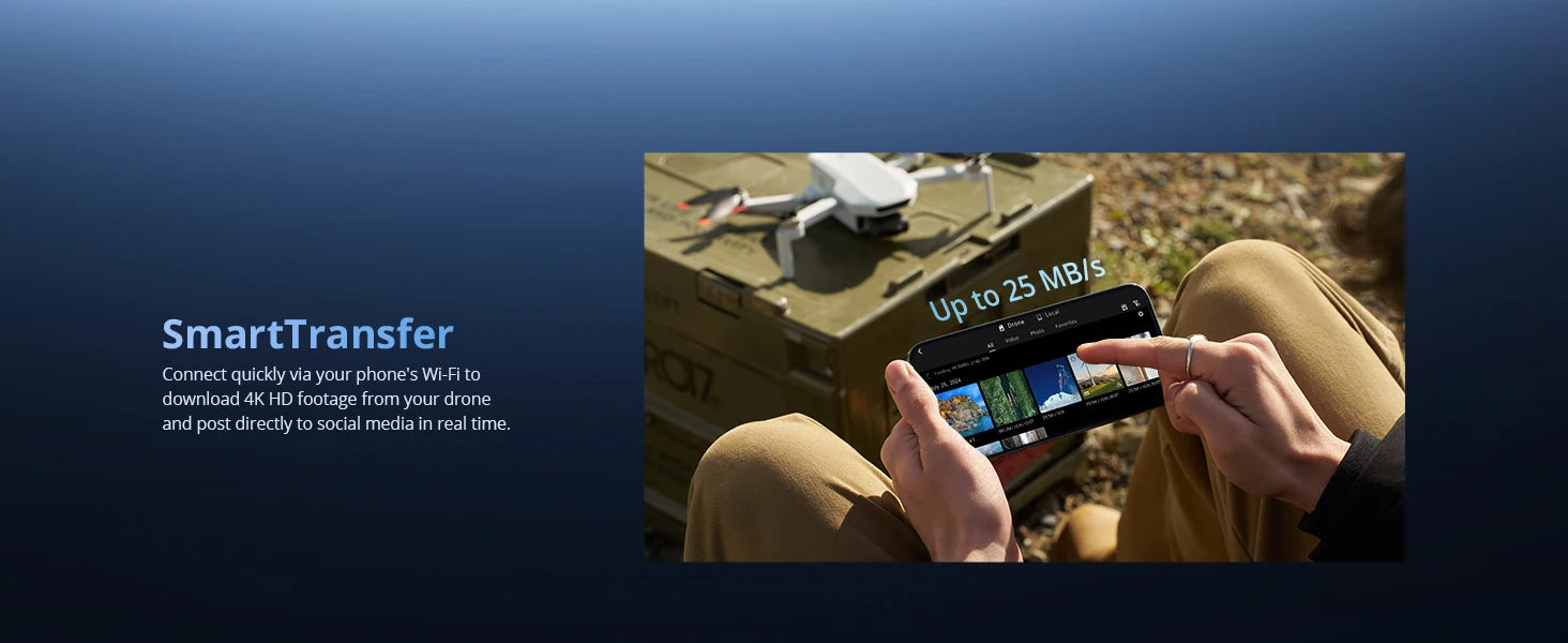 Potensic ATOM 2 Camera Drone, 4K HDR Video, 8K Photo, 3-Axis Gimbal,Under 249g, Vertical Shooting,10-KM, AI Night Shot, AI Track