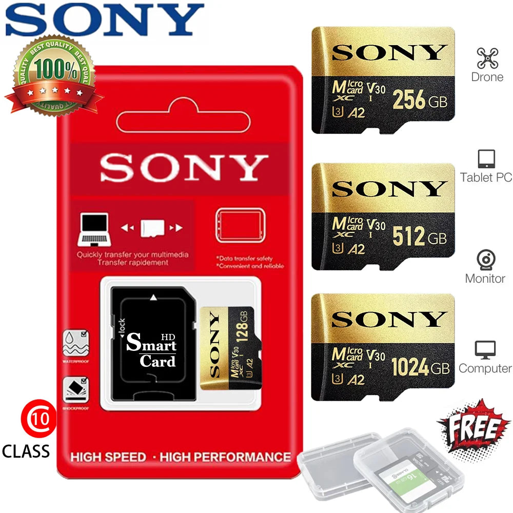 SONY Micro SD Card 1TB High-Speed Multi-Functional Memory