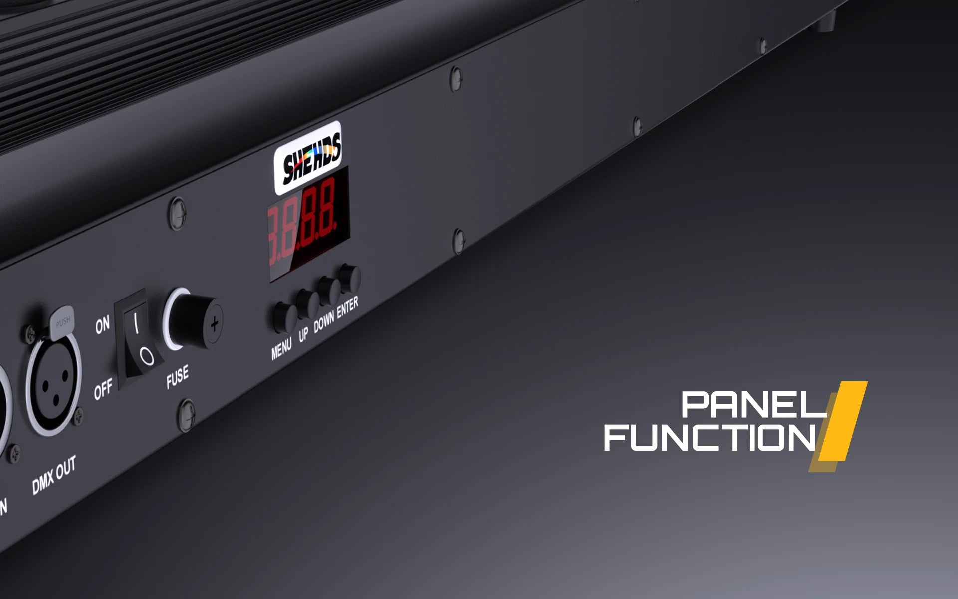 SHEHDS 8x12W RGBW LED Beam Moving Head Light – Professional DJ & Wedding Stage Lighting