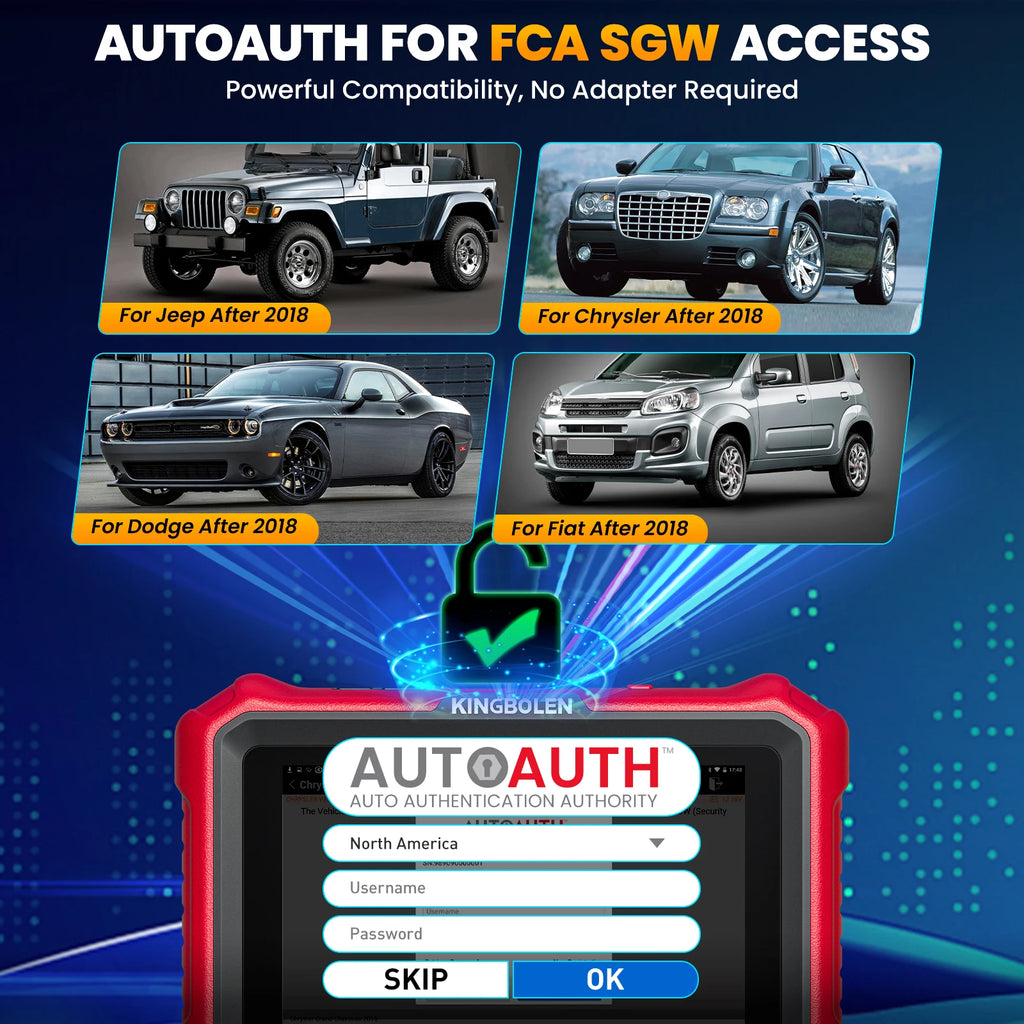 Lifetime Free Update KINGBOLEN K8 PRO Elite Bidirectionnal OBD2 Scanner ECU Coding CANFD FCA 40+ Service All System Diagnostic