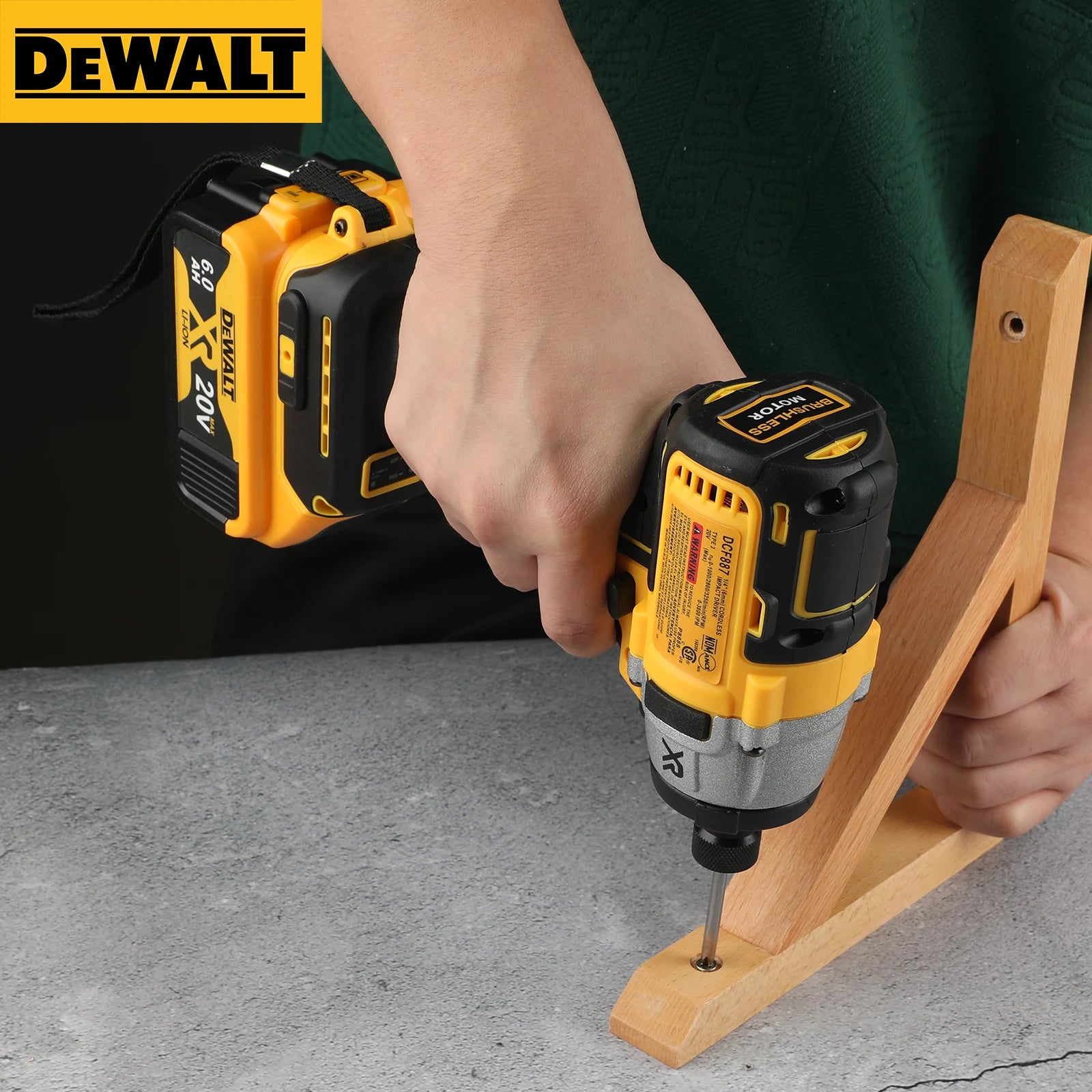 🔥 DEWALT 20V Brushless Impact Driver & Drill – Compact Power, Pro-Level Precision