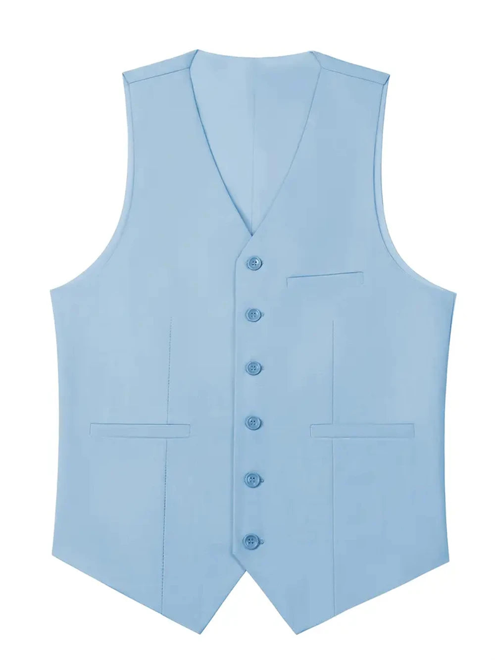 Men’s 3-Piece Business Suit – Slim Fit Notch Lapel Blazer, Vest & Pants for Formal Weddings & Groom Tuxedos